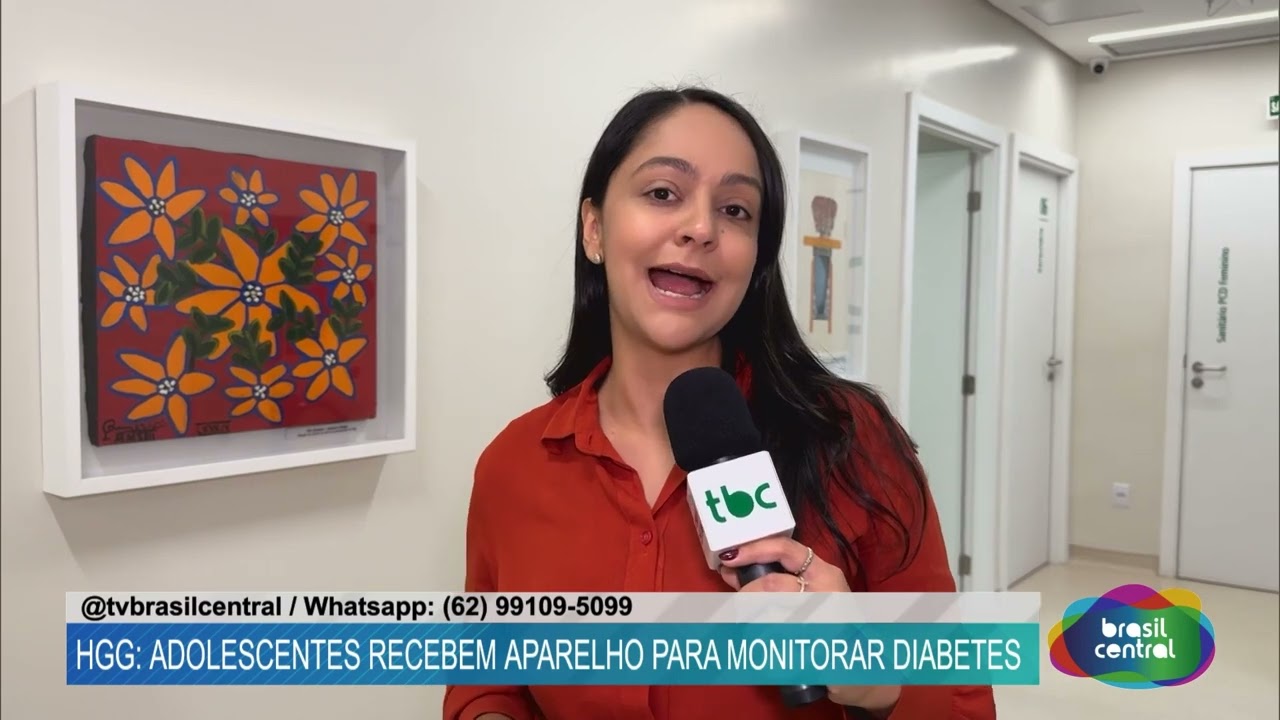 Jornal Brasil Central |21-10| HGG: Adolescentes recebem Aparelho para Monitorar Diabetes
