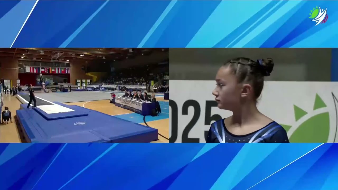 FRA Montferrandaise Tumbling 12 700 Junior Women TeamGym Mid Europeans 2025