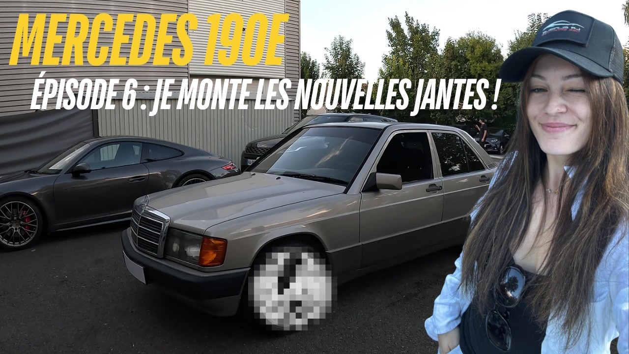 Mercedes 190E: Épisode 6 : Je monte les nouvelles jantes !