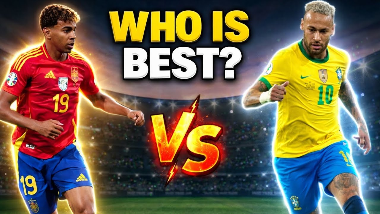 Neymar vs Yamal 🔥Old Master vs New Wonderkid! 