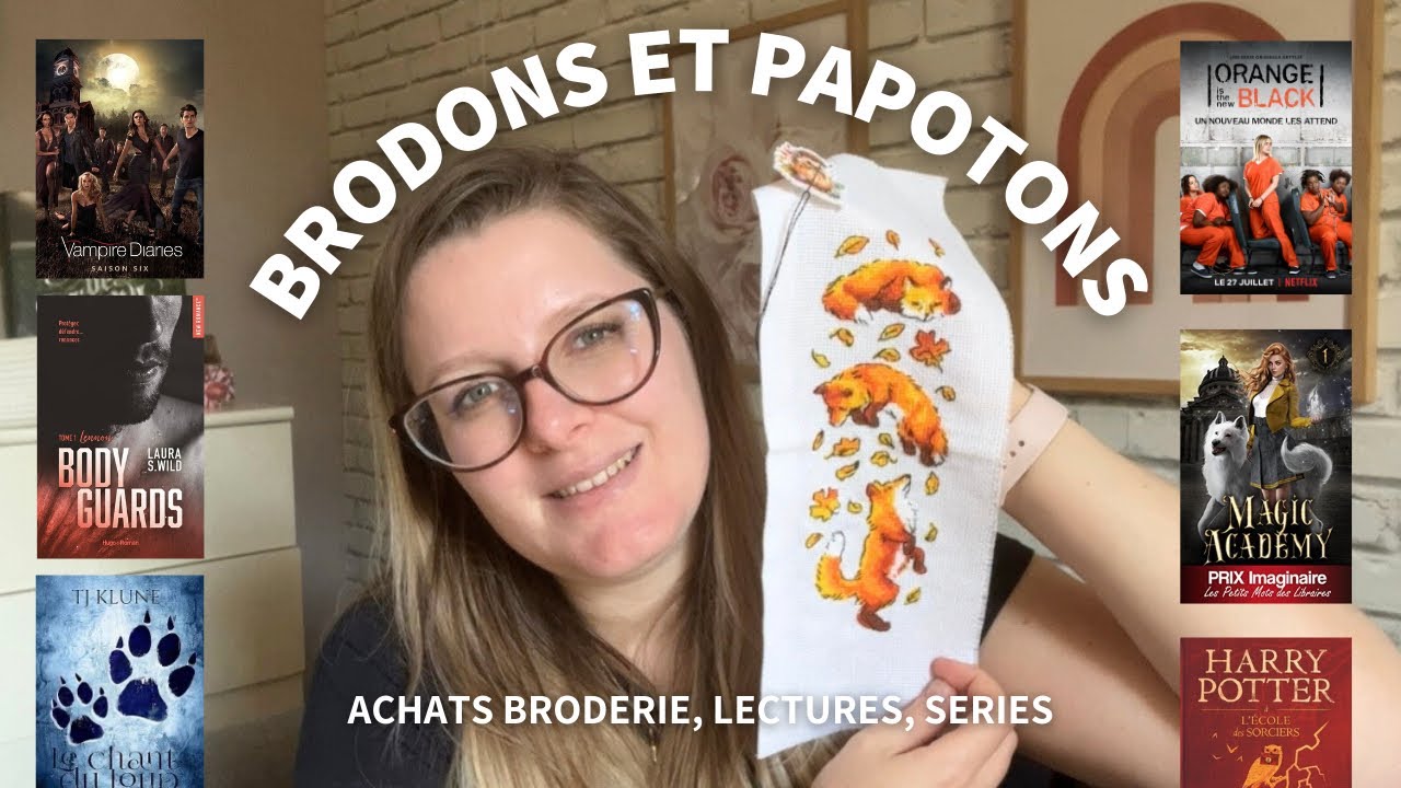 BRODONS & PAPOTONS - On fini une toile ensemble