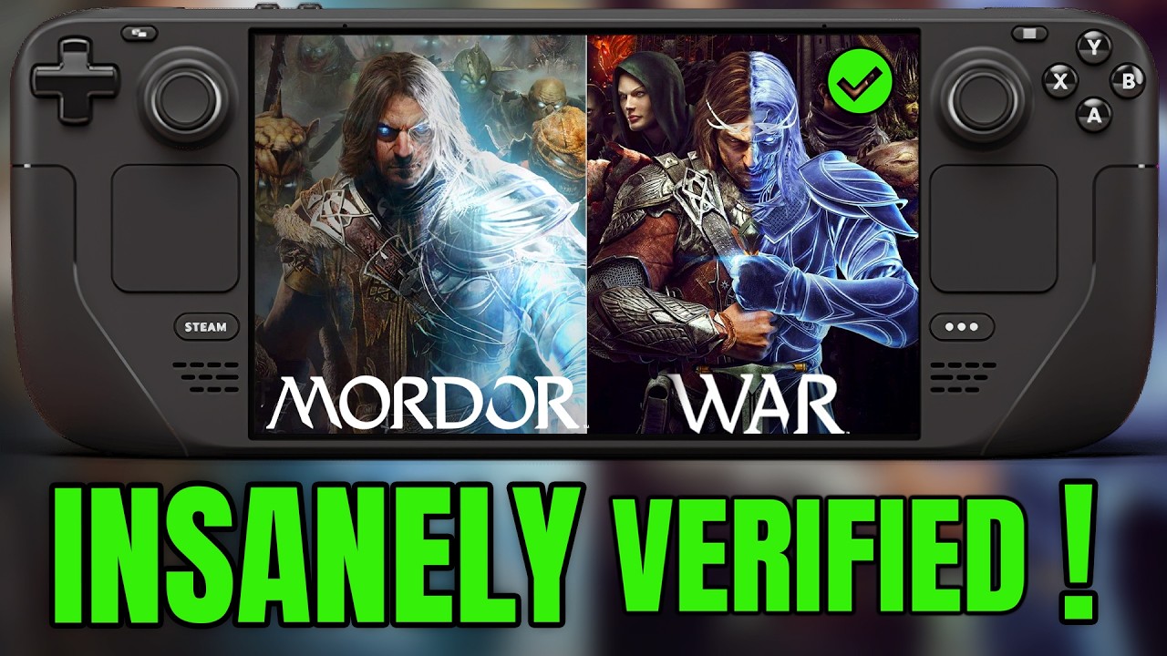 Shadow Of Mordor and Shadow Of War on Steam Deck are INSANELY VERIFIED