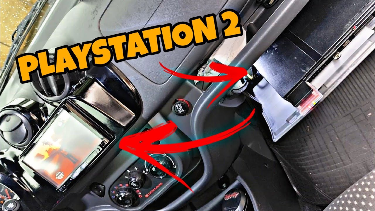 INSTALEI UM PS2 NO MEU CARRO