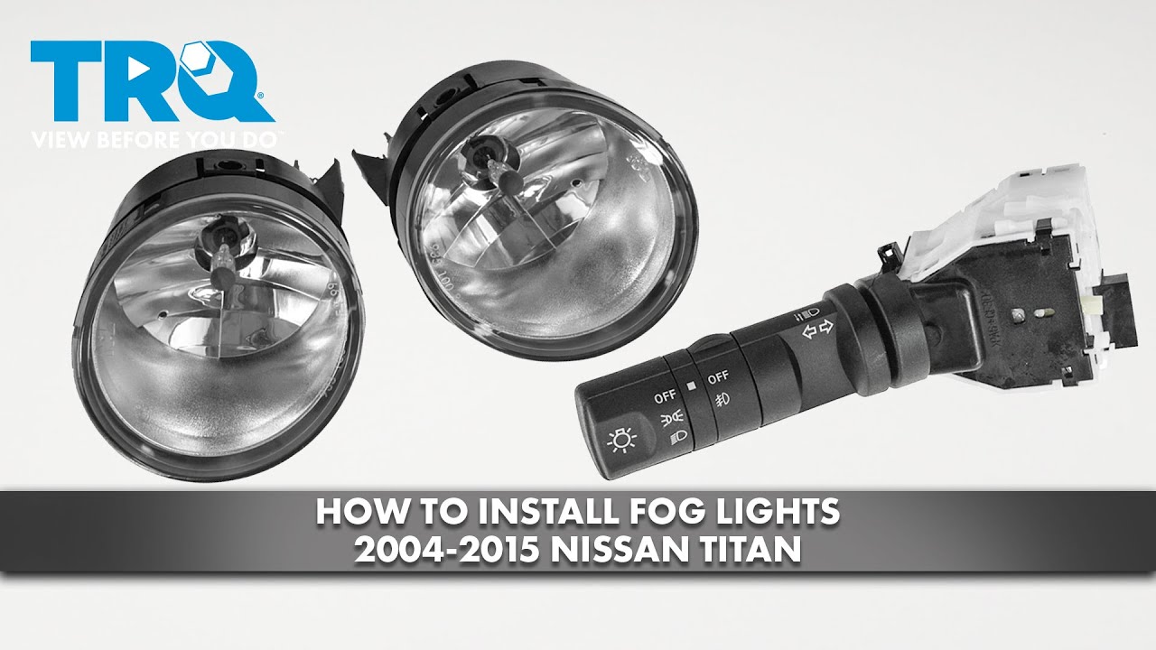 How to Install Fog Lights 2004-2015 Nissan Titan
