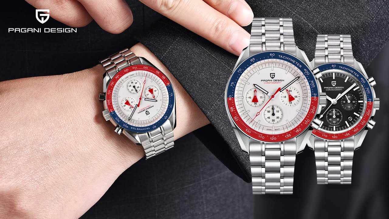 PAGANI DESIGN PD1701 New Chronograph Watches with Pepsi Bezels!!!!