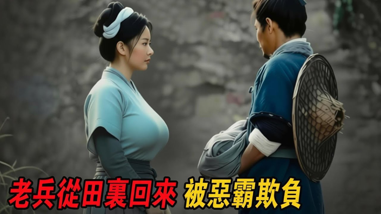 古代老兵剛從田裏回來，竟被壹夥人欺負！2026年武俠爽片《九龙挎刀去白马》