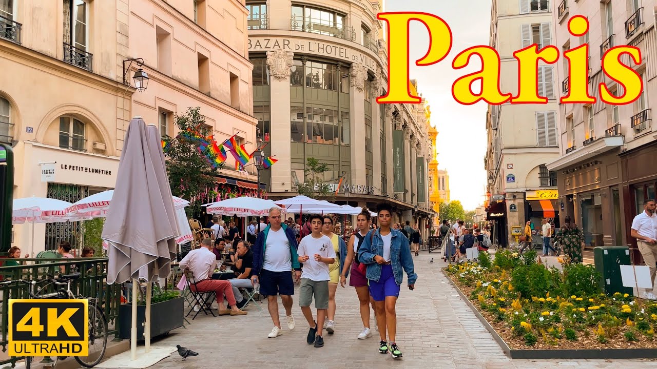 Paris , France  🇫🇷 - Paris 2022 - 4K HDR Walking Tour | Paris 4K | A Walk In Paris