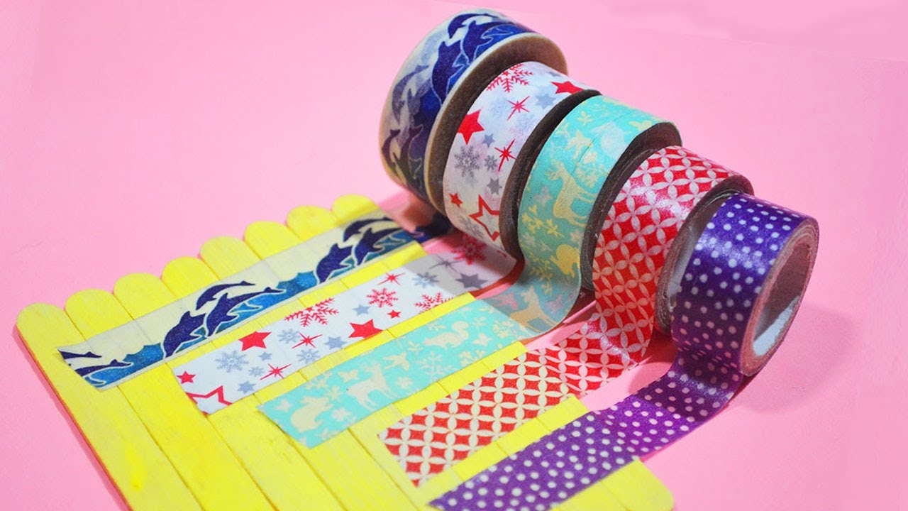 7 TOTALLY EASY WASHI TAPE CRAFTS YOU MIGHT WANT TO TRY - WASHI TAPE HACKS