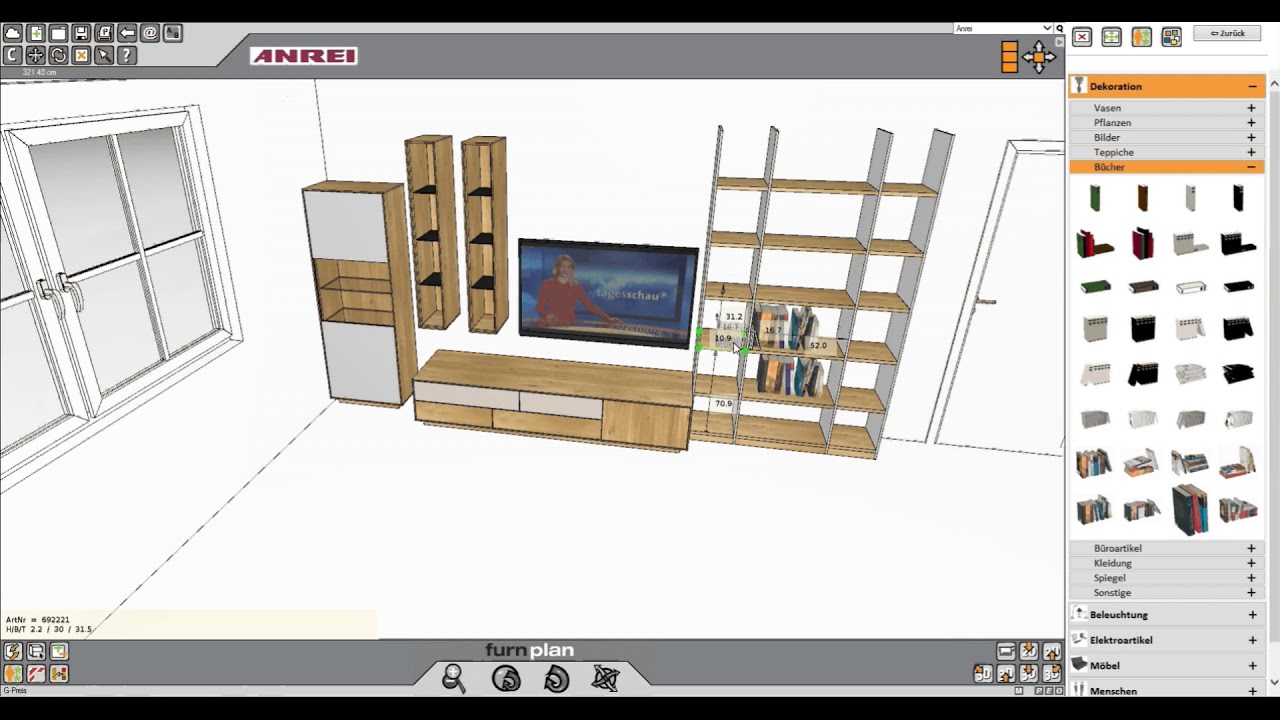 M&ouml;bel Grollmus Wohnraumplanung in 3D