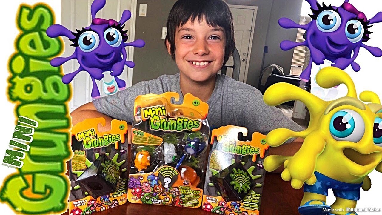 Mini Grungies Starter Pack PLUS two mystery crates | Splash Toys