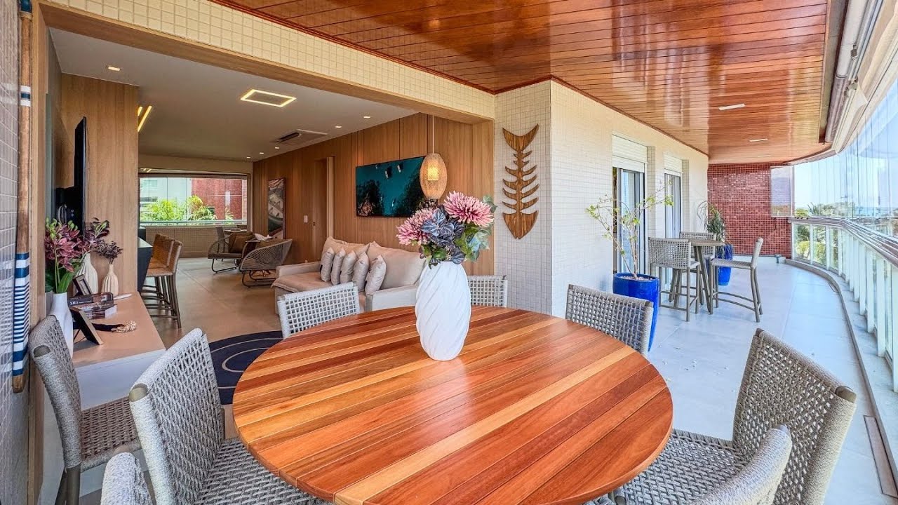 Apartamento vista mar e pé na grama à venda | Riviera de São Lourenço | AP0556