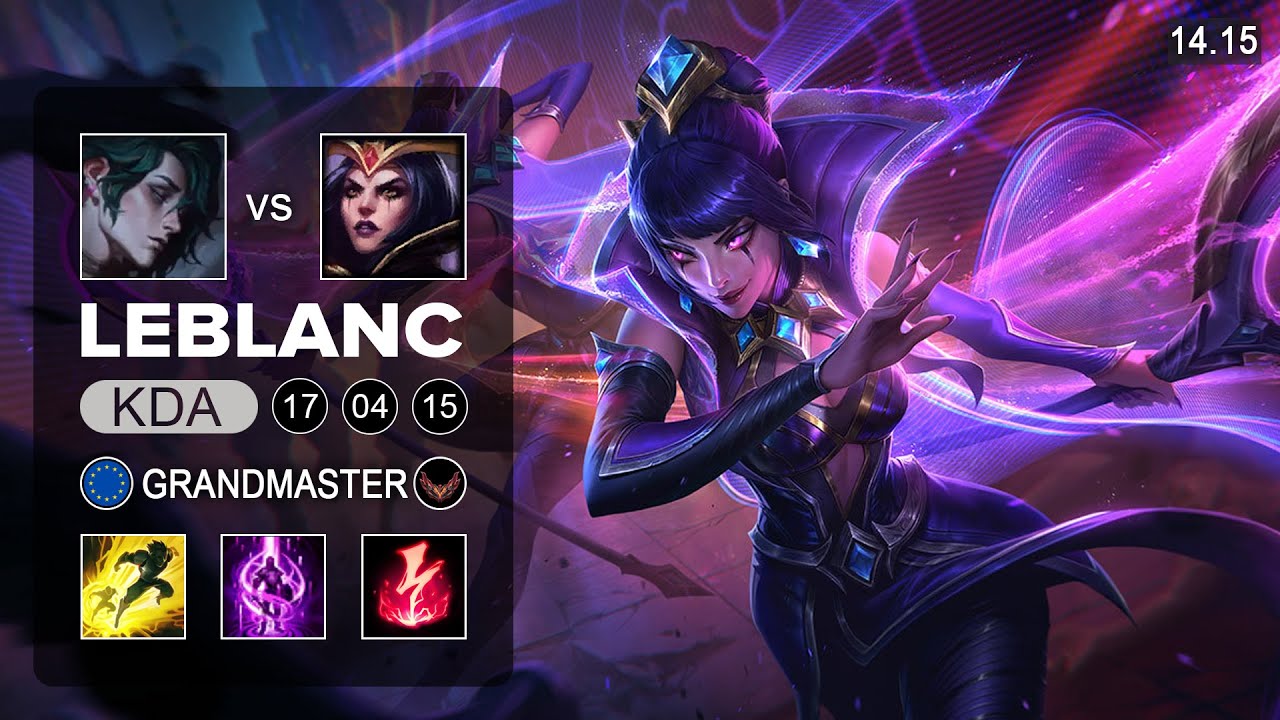 LeBlanc vs Hwei Mid - EUW Challenger - Patch 14.15 Season 14