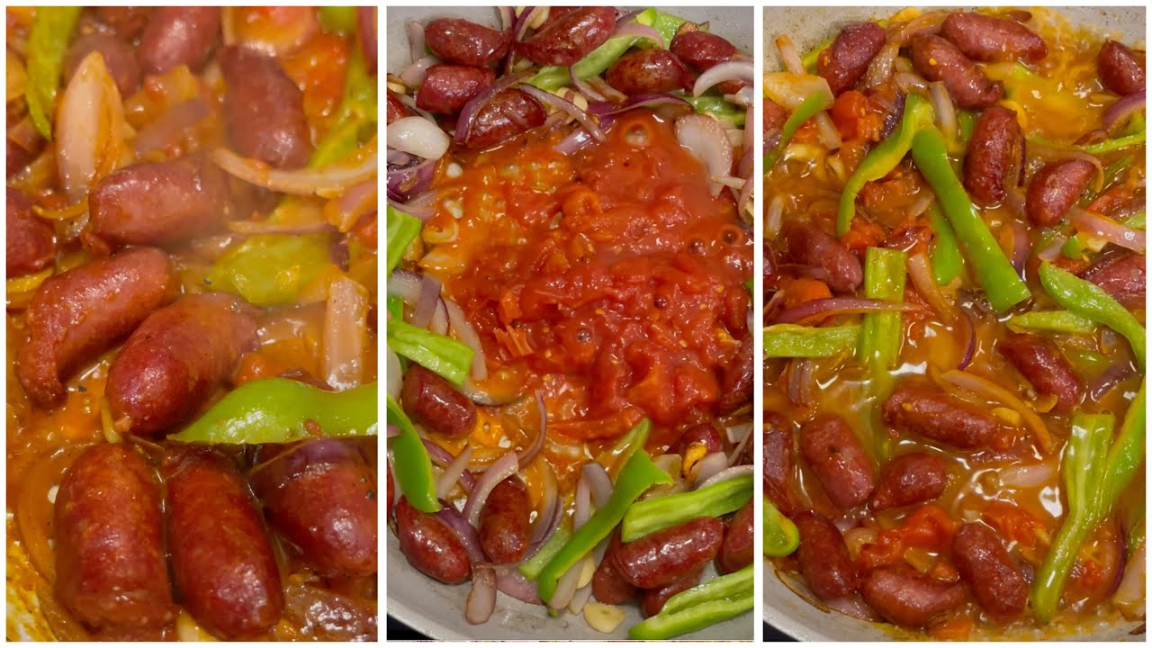 مستمرين في أكل الصيف السهل السريع..طاسة سجق بلدي متستاهلش غير بقكم 😋😋