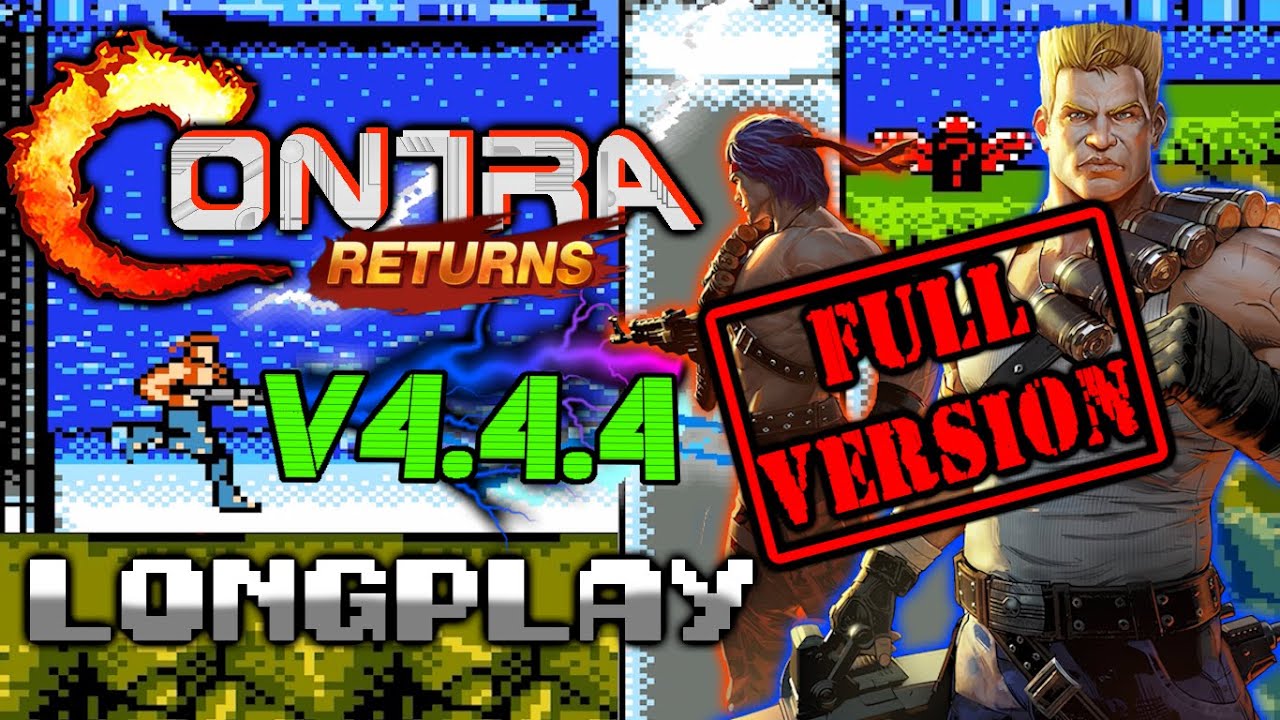 CONTRA RETURNS FULL GAME V4.4.4 (PC,FANGAME) LONGPLAY