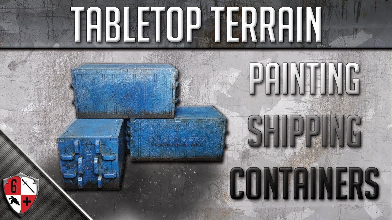 Paint Shipping Containers - TTCombat Mecharium Containers