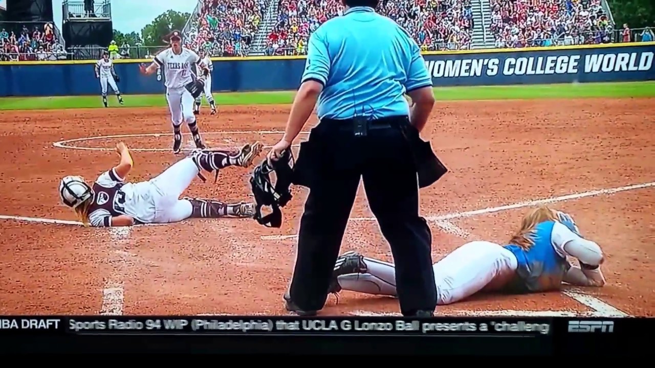 Lisa Fernandez Ejected UCLA Vs Texas A&M
