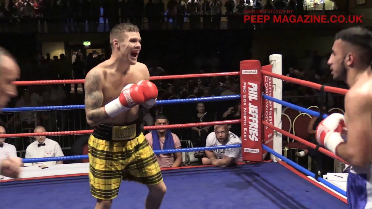 ISAAC MACLEOD V DANIEL BAZO : PHIL JEFFRIES PRO BOXING : PEEP MAGAZINE