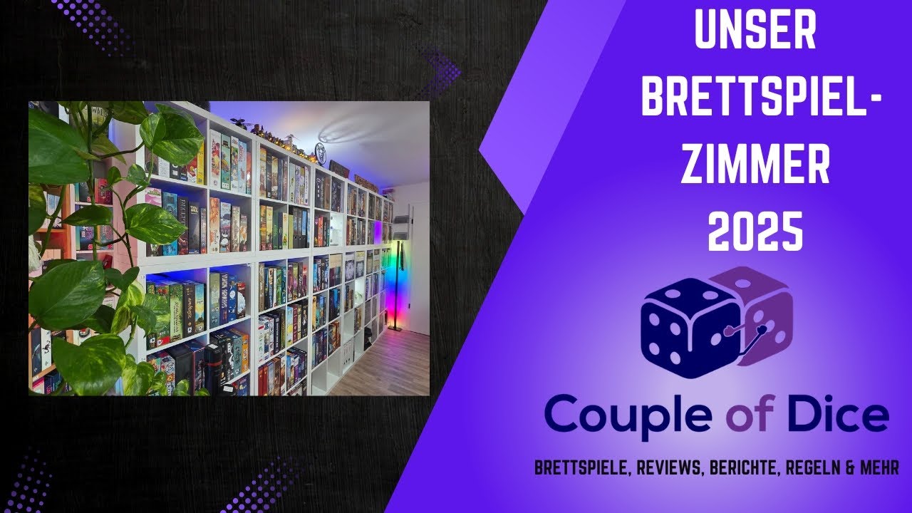 Unser Brettspielzimmer - Rundgang - Stand November 2025