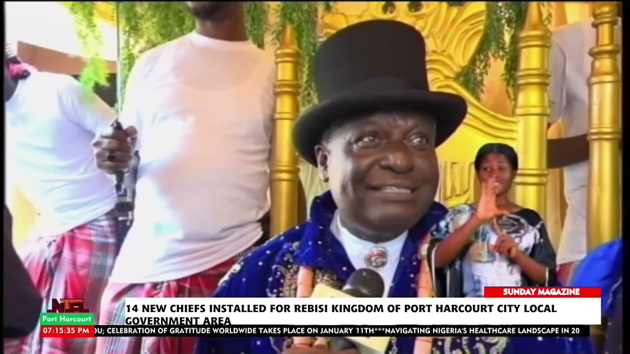PORT HARCOURT L.G.A COUNCIL OF TRADITIONAL RULERS HAS INSTALLED NEW CHIEFS WITHIN THE REBISI KINGDOM