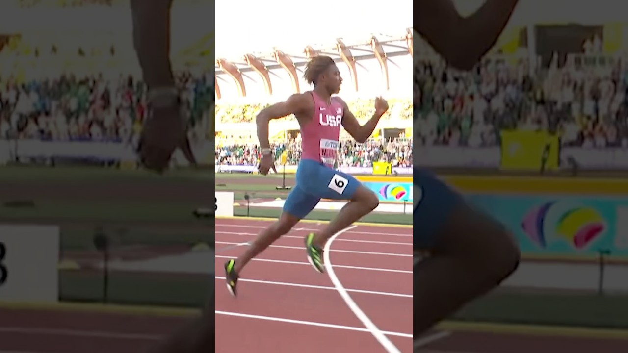Noah Lyles Runs Fastest 200m In American History 19.31 #trackandfield #howtorunfaster