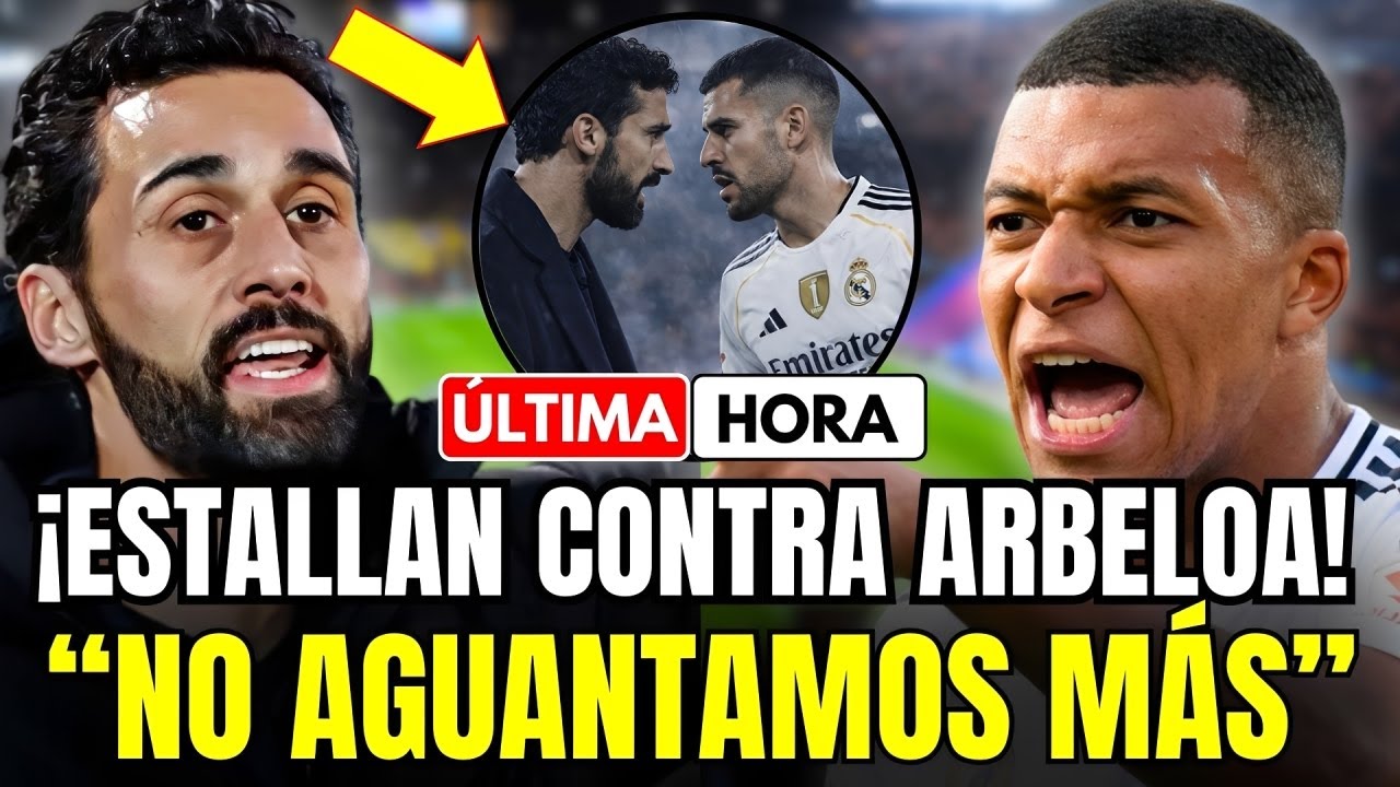 CRISIS INTERNA: DOS JUGADORES DEL MADRID ESTALLAN CONTRA ARBELOA Y DESATAN LA REBELIÓN DEL VESTUARIO