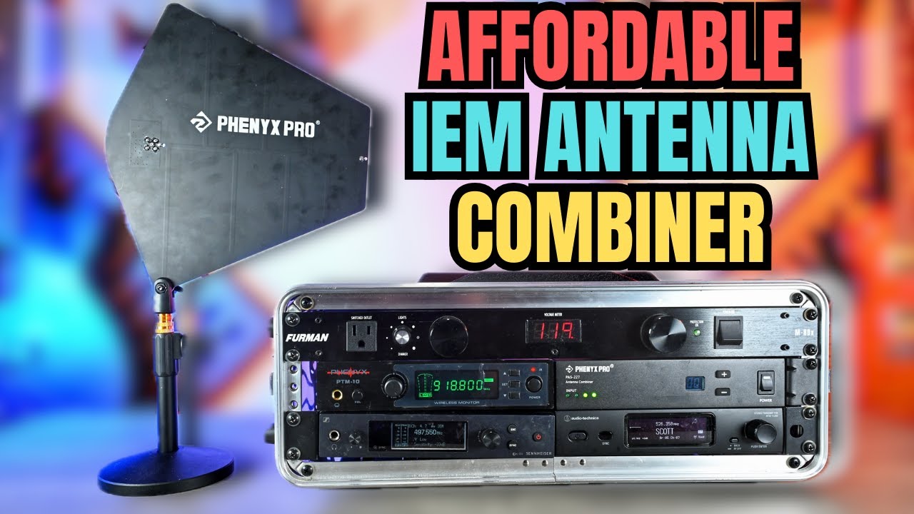 AFFORDABLE In-Ear Monitor ANTENNA COMBINER - Phenyx Pro PAS 227x