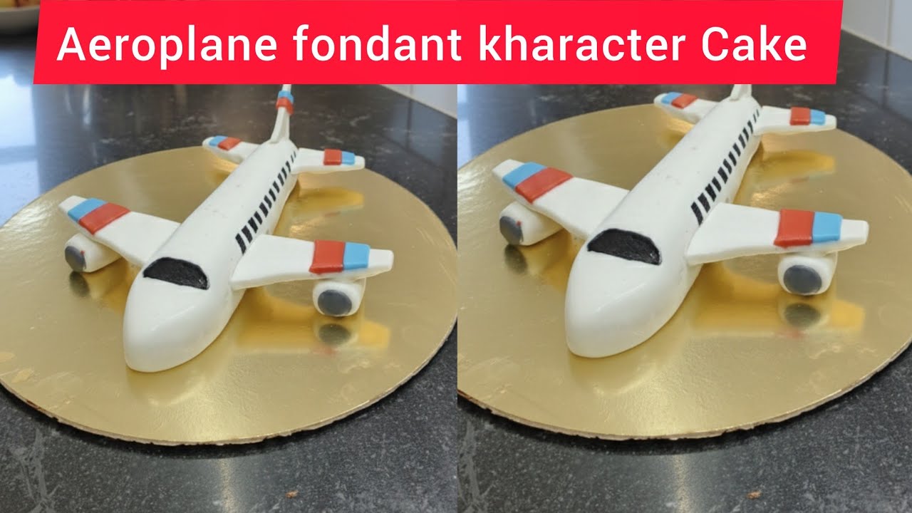 How To Make A Aeroplane Cake ✈️  | fonda aeroplane charactor Cake | Airplane  Cake ✈️