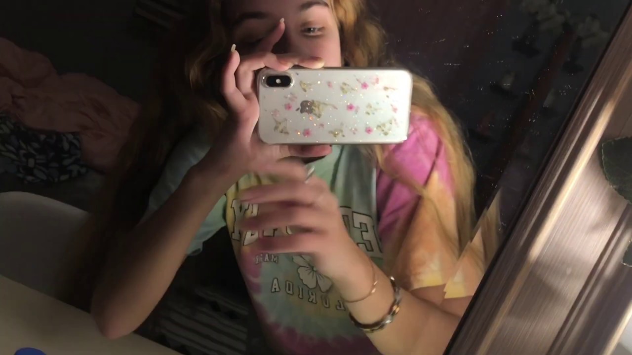 ASMR | Tapping and Scratching on my Mirror and Flowers | Camera Tapping