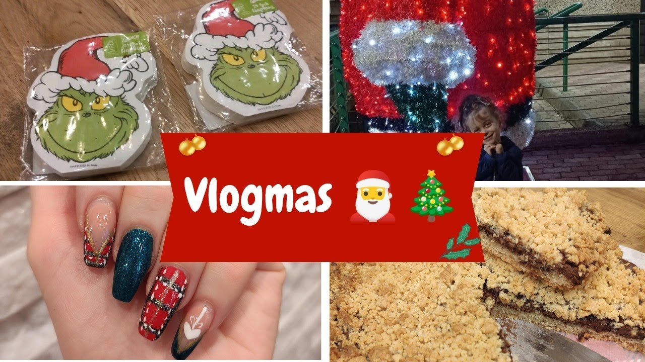 Vlogmas 🎄🎅 andiamo da Ikea per Natale, mega Haul natalizio e sbriciolata alla Nutella pronta in 5 M.
