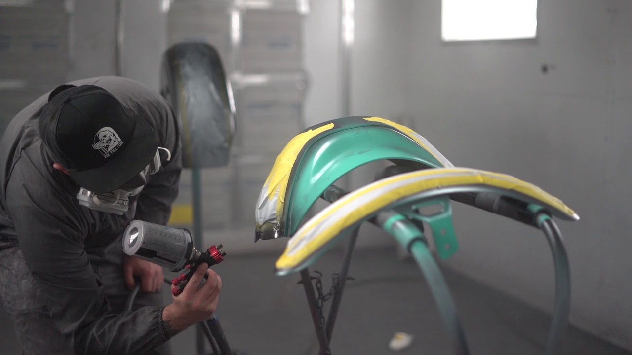 CUSTOM HARLEY DAVIDSON DYNA PAINT JOB