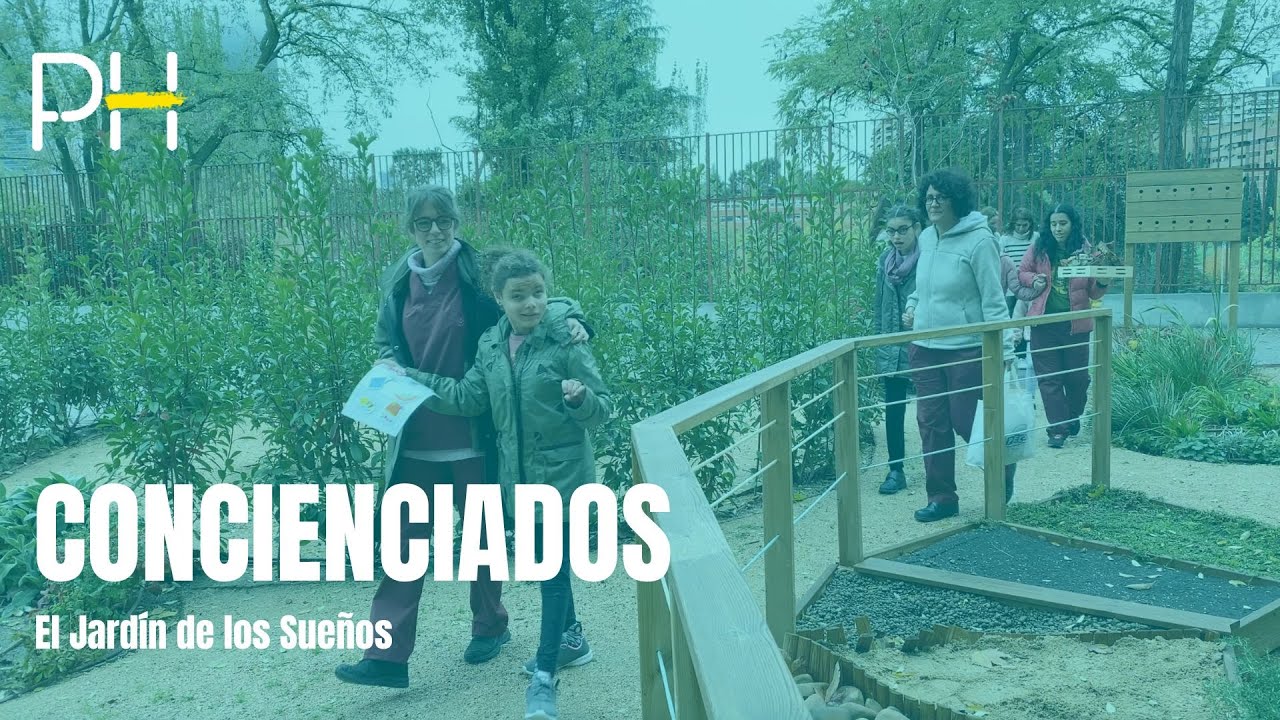 Jardín terapéutico para niños y adolescentes con discapacidad y problemas de salud mental.