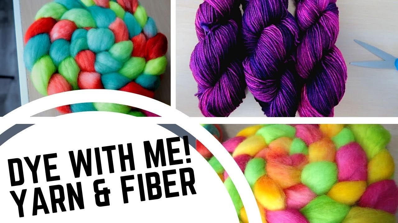 Dye With Me! Acid Dyeing Yarn and Spinning Wool/Superwash, Dorset Horn, BFL/Bluefaced Leicester