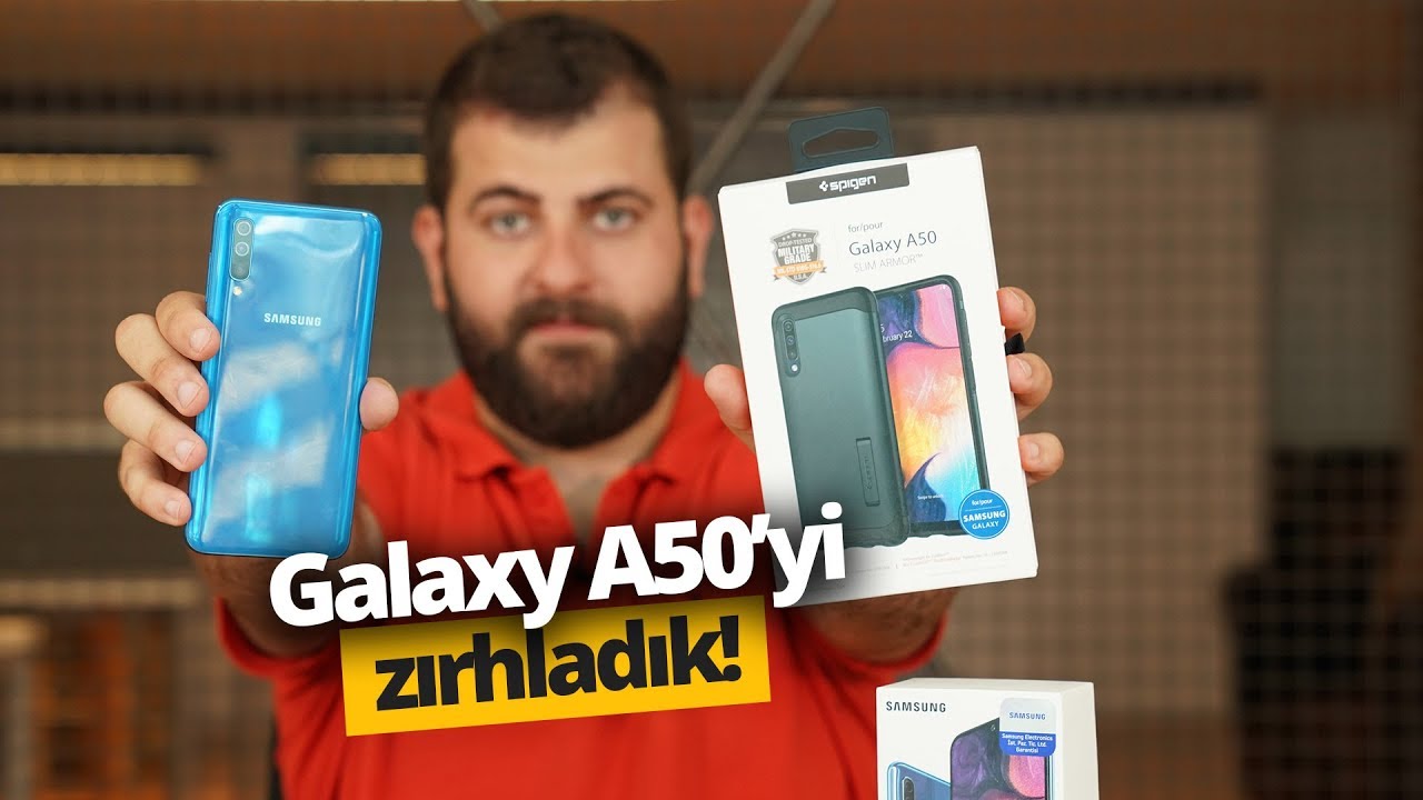 Galaxy A50'yi Spigen ile Zırhladık!