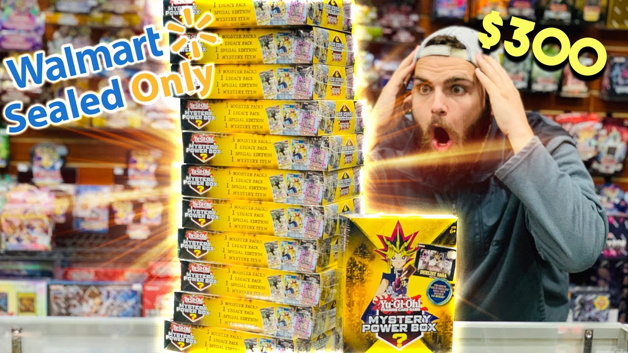 WALMART - Yu-Gi-Oh! SEALED ONLY | $300 CHALLENGE!