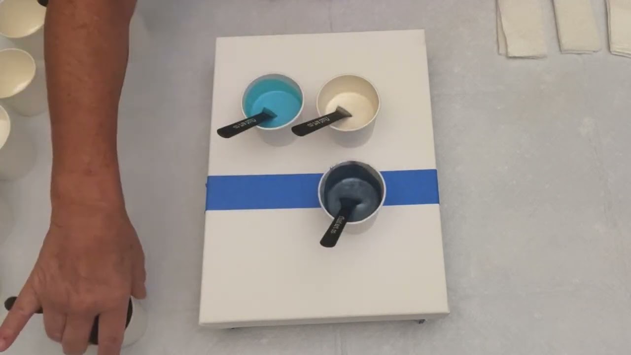 Landscape Swiping 101. Acrylic Pour Painting, Flow Art, Fluid Art, Acrylic Swipe Method