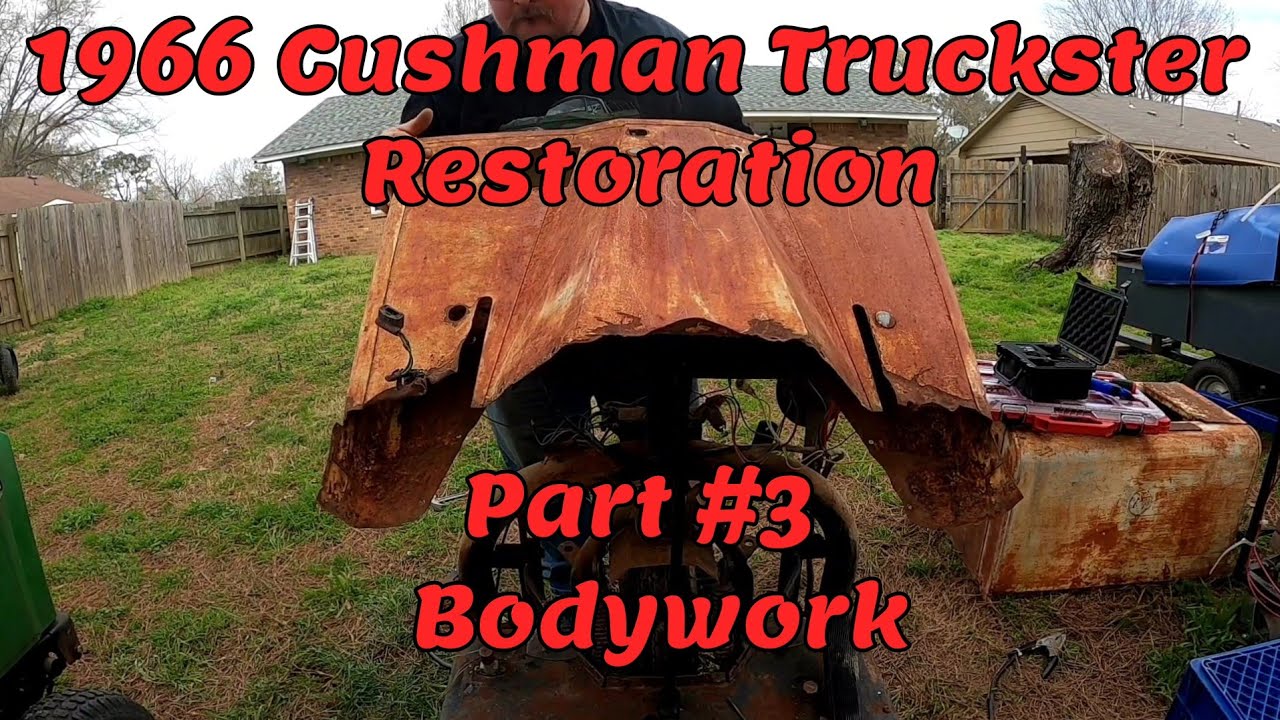 1965 Cushman Truckster Restoration Part #3 Bodywork