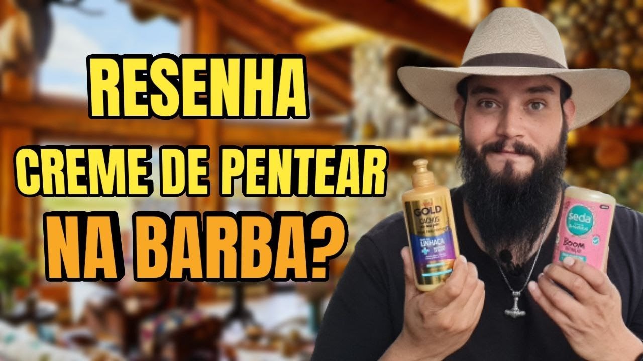 PODE CREME DE PENTEAR NA BARBA?- (@DAVID_BLACKBEARD)