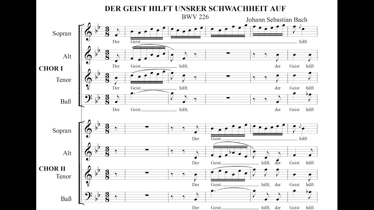 BWV226 Der Geist hilft unsrer Schwachheit auf (Alto1)