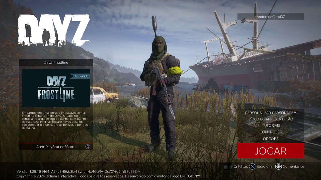 DayZ  ao vivo ps4 ps5