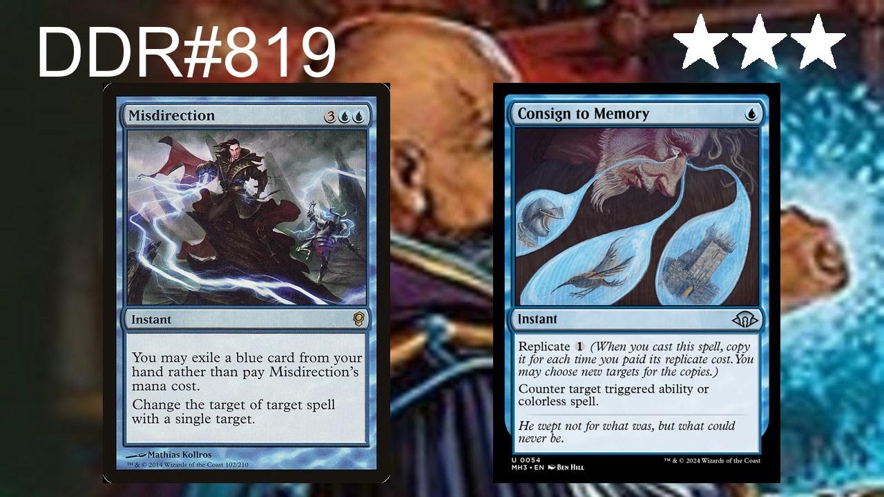DDR#819 - Misdirection vs. Consign to Memory