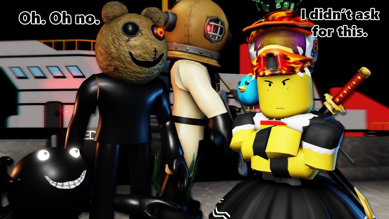 ROBLOX PIGGY EXTREME PORT, но меня заставили надеть костюм горничной...