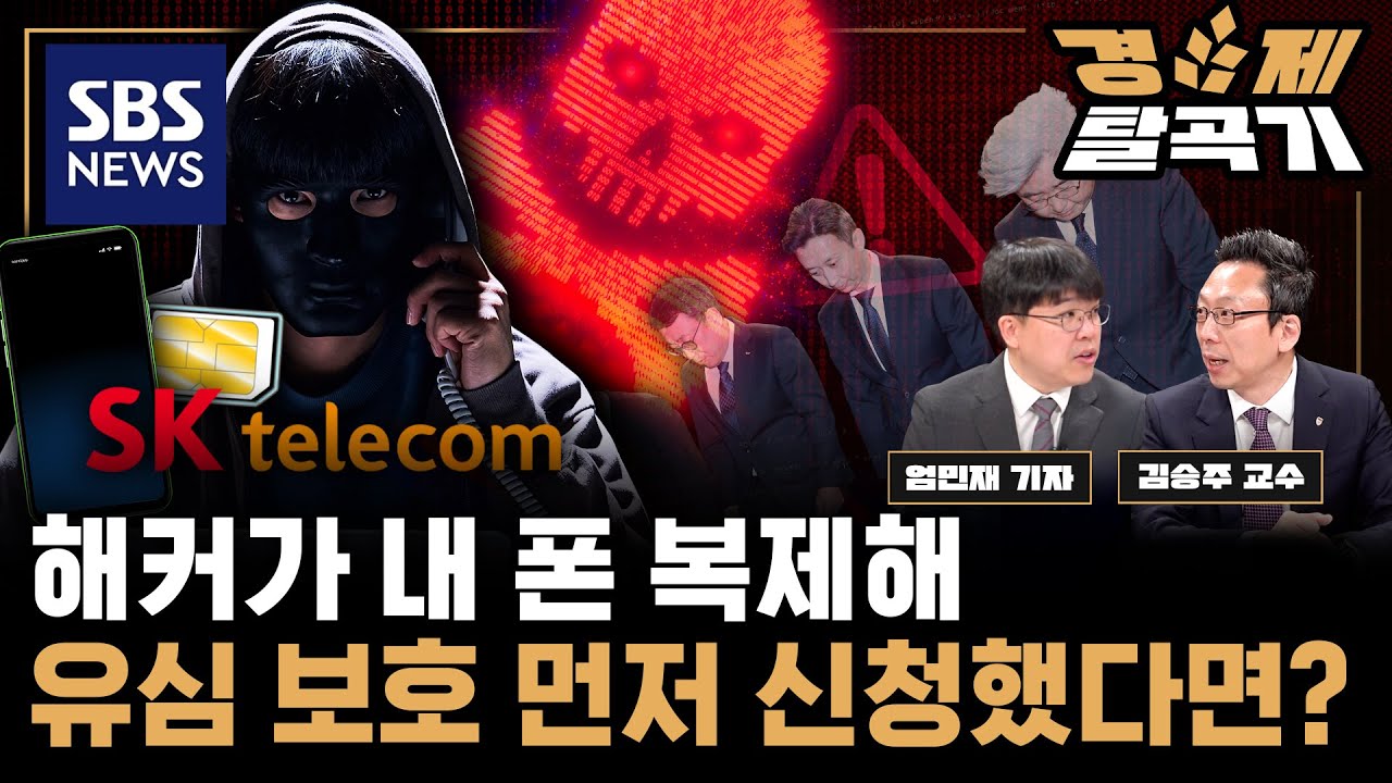 “해커는 이미 내 전화 받고 있다?” SKT 해킹, 내 폰 복제됐으면 어떻게 알지? ft. 김승주 교수 / SBS경제탈곡기