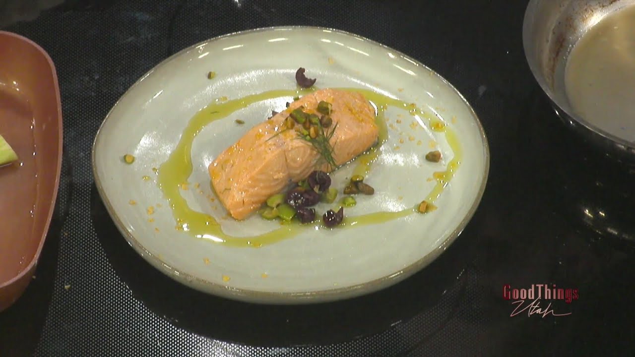 Six Minute Braised King Salmon