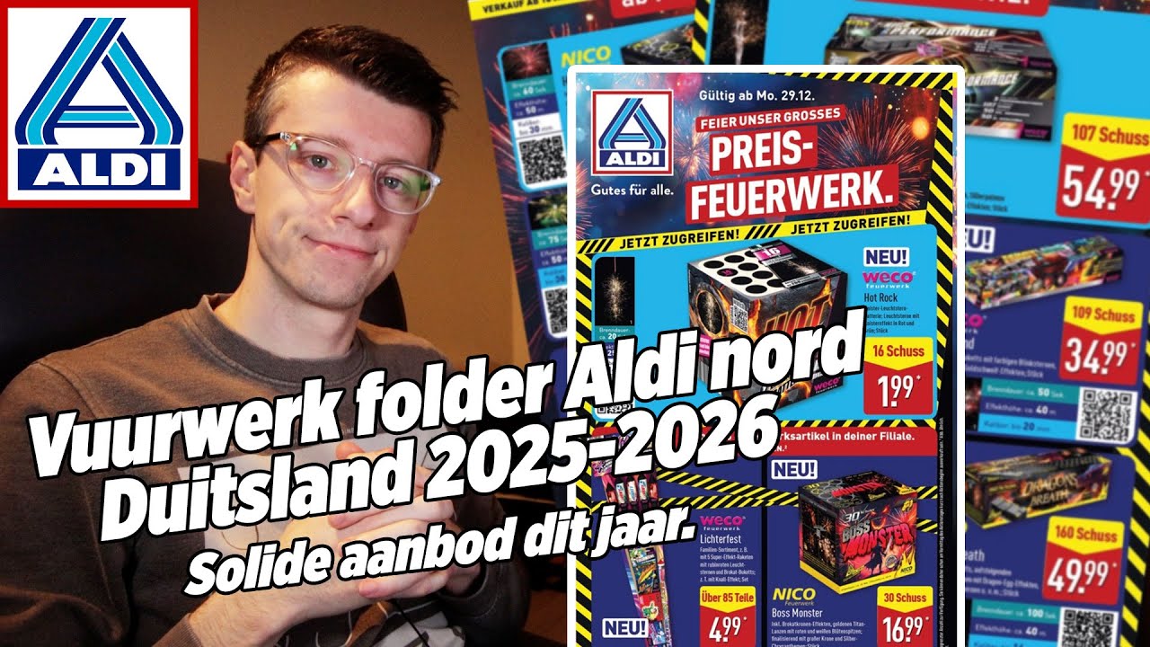 VUURWERK FOLDER ALDI NORD DUITSLAND 2025-2026