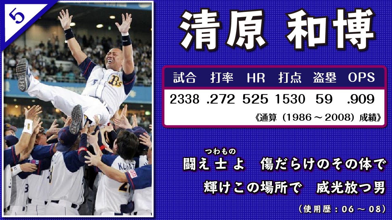 清原和博　応援歌メドレー