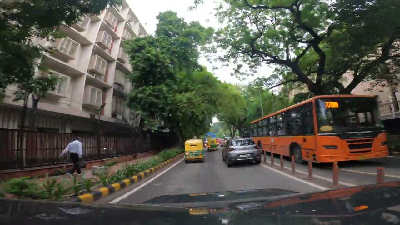 Beautiful Evening Drive in Delhi | Hyundai Exter POV on Sansad Marg & Rafi Marg