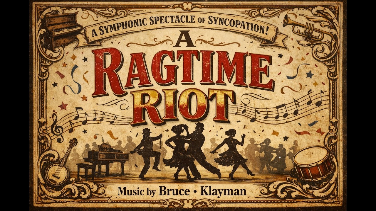 A Ragtime Riot by Bruce Klayman (Sheet Music Video)