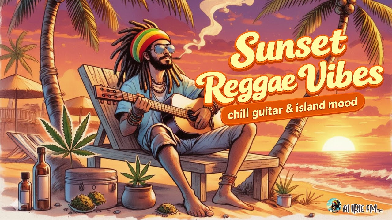 Sunset Reggae Vibes 🌅🎸 | Chill Island Guitar Reggae