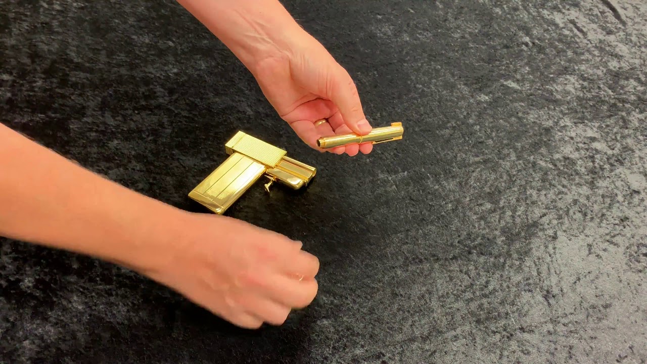 James Bond Golden Gun Prop Replica Quick Video Demo