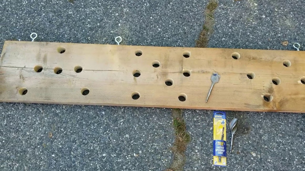 How NOT to make a pegboard for American Ninja Warrior